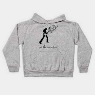 Set the music free! Kids Hoodie